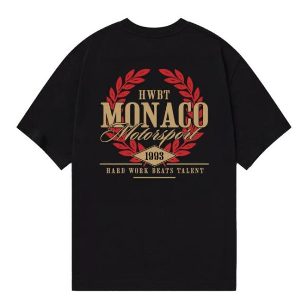 Hwbt Merch Store Monaco Oversized T-Shirt Black