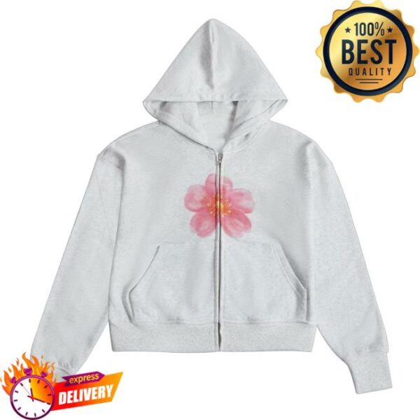 Mandy’s Merch Store Gray Zip-Up Sweater