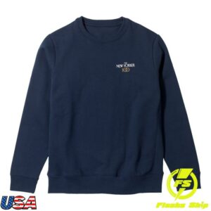 New Yorker Merch Store The 100Th Anniversary Crewneck In Navy