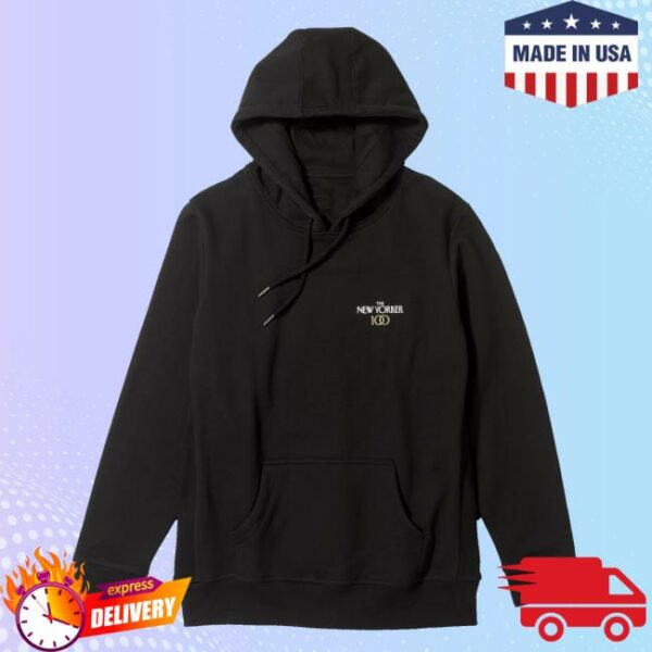 New Yorker Merch Store The 100Th Anniversary Hoodie In Black