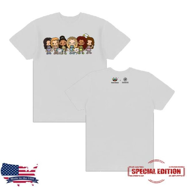 Katseye Shop Merch Katseye X Toca Boca White T-Shirt
