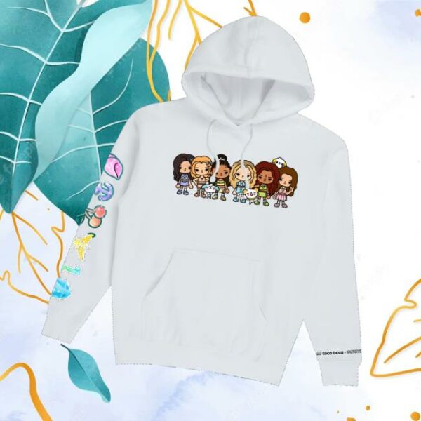 Katseye Shop Merch Katseye X Toca Boca White Hoodie