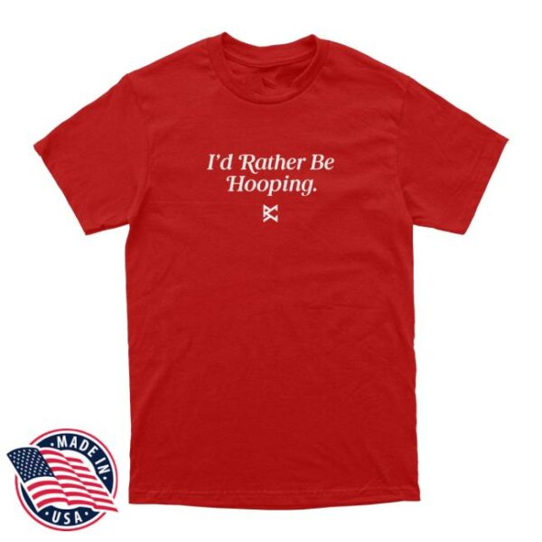 Bucket Culture Store Merch I’d Rather Be Hooping T-Shirt