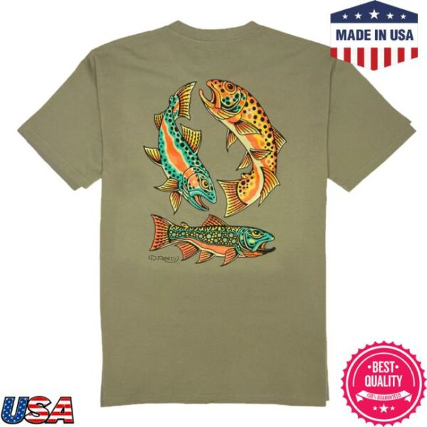 Crooked Creek Holler Store Merch Triple Trout Vol Ii Tee