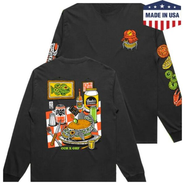 Crooked Creek Holler Store Merch Good Hot Fish Longsleeve