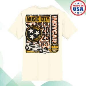 Indycar Store Merch 2025 Borchetta Bourbon Music City Grand Prix Show Print Shirt