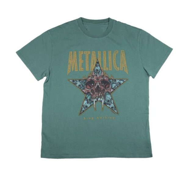 Metallica Merch Store King Nothing Teal T-Shirt