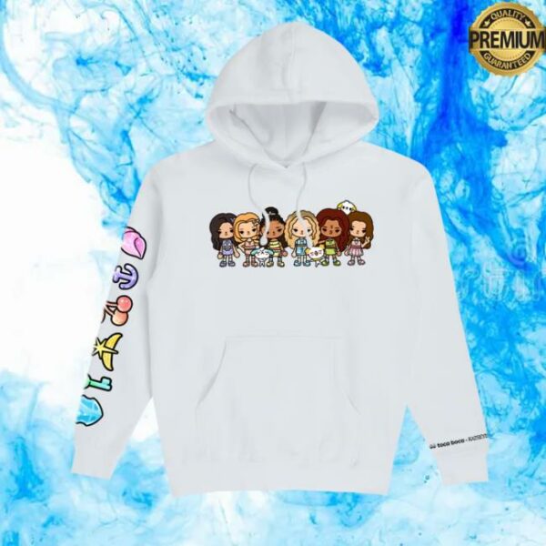 Katseye Store Merch Katseye X Toca Boca White Hoodie