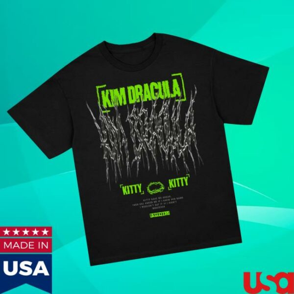 Kim Dracula Store Merch Kitty Kitty Black T-Shirt
