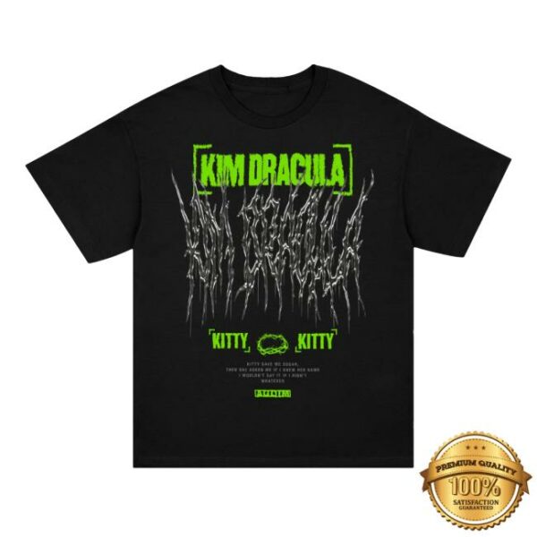 Kim Dracula Store Merch Kitty Kitty Black T-Shirt