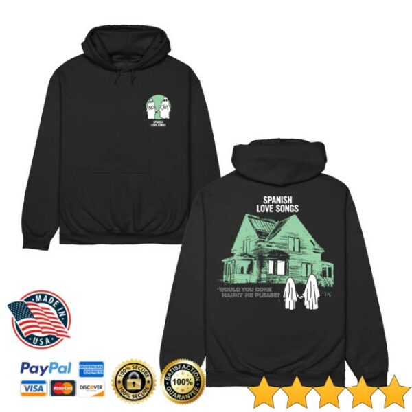 Pure Noise Store Merch Spanish Love Songs Haunt Black Hoodie