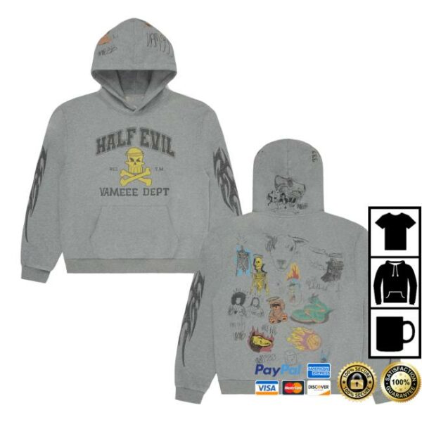 Halfevilco Merch Store Vamee Sketchbook Hoodie