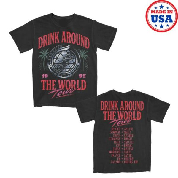 Lostbrostradingco Merch Store Drink Around The World Tee