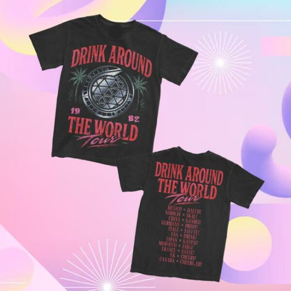 Lostbrostradingco Merch Store Drink Around The World Tee