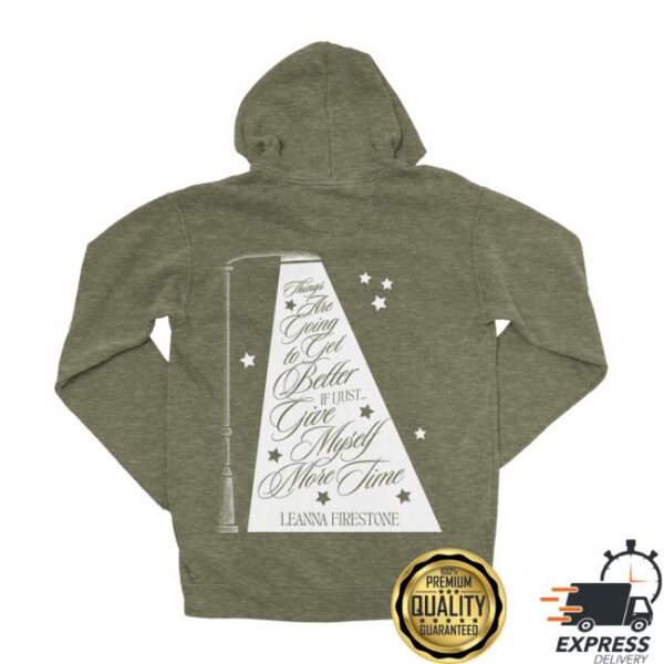 Leanna Firestone Store Merch Least Favorite Only Child Zip-Up Hoodie