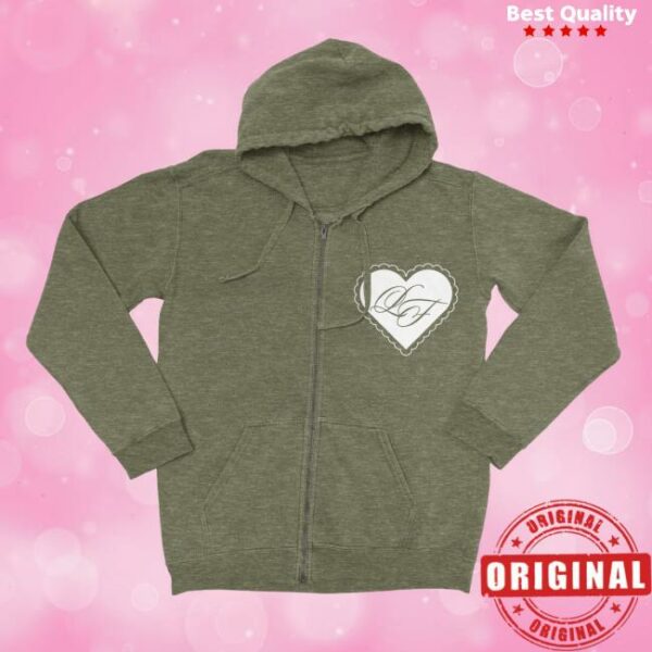 Leanna Firestone Store Merch Least Favorite Only Child Zip-Up Hoodie