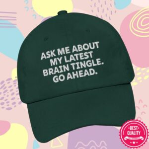 Sharon Mcmahon Store Merch Brain Tingle Canvas Hat