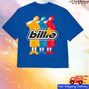 Billie Eilish Store Merch Shop Billie Repeat Blue T-Shirt