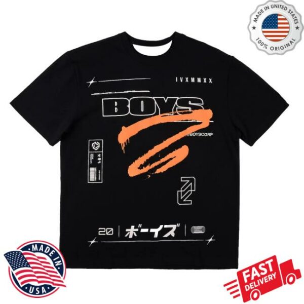 The Boys Store Merch Standard Issue Black Oversized Tee