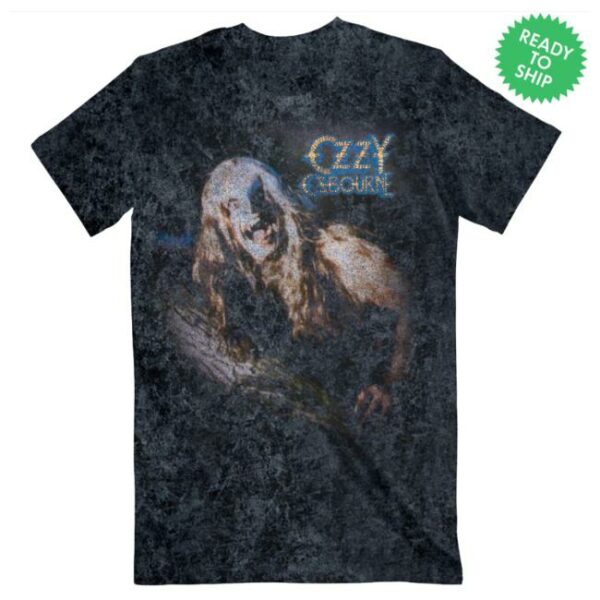 Ozzy Osbourne Store Merch Bark At The Moon Tracklist Tee