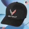 kenny corvette store merch c8 zr1 corvette emblem black cap