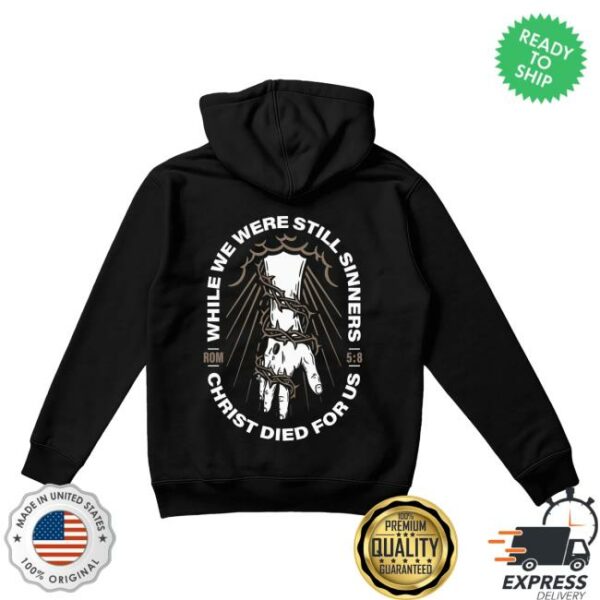 Disciple Threads Store Merch Christ Died For Us Pullover Hoodie
