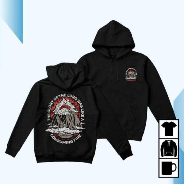 Disciple Threads Store Merch Consuming Fire Pullover Hoodie