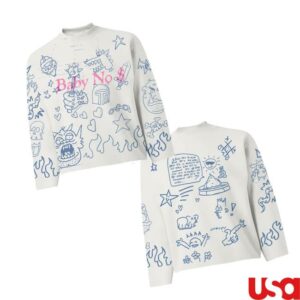 Bbno Merch Store Allover Print Crewneck