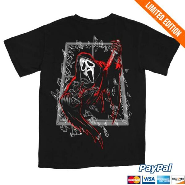 Cavitycolors Store Merch Ghostface Party Crasher T-Shirt
