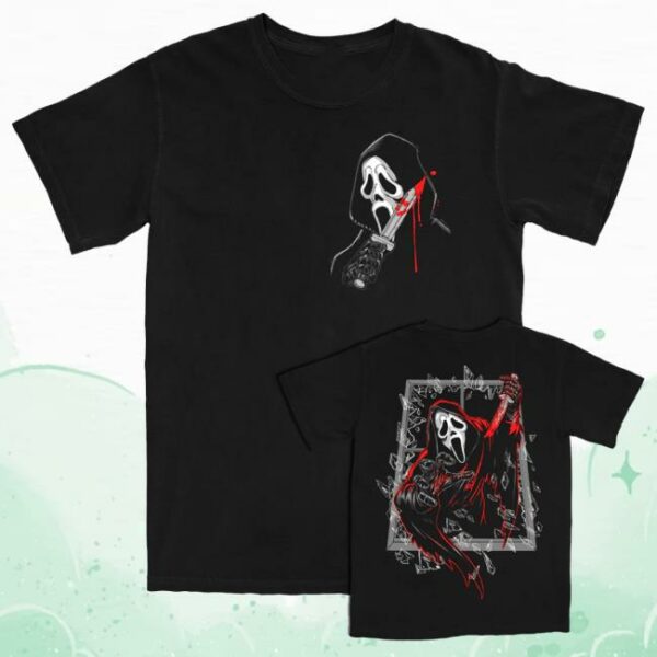 Cavitycolors Store Merch Ghostface Party Crasher T-Shirt