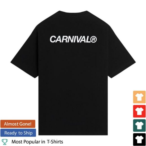Carnivalbkk Store Merch Carnival Classic Logo Boxy Black T-Shirt