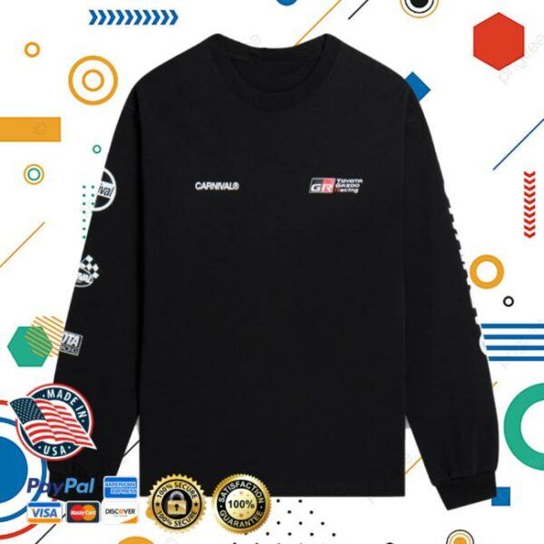 Carnivalbkk Store Merch Carnival X Toyota Gr Ls Black T-Shirt