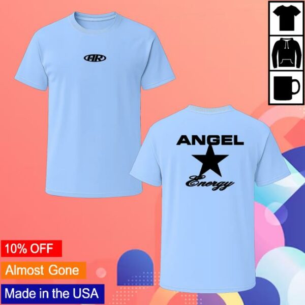 Angel Reese Merch Store Ar Angel Energy T-Shirt Blue