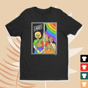 Aoc Shop Alexandria Ocasio-Cortez Merch Store Pride People Tee