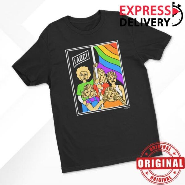 Aoc Shop Alexandria Ocasio-Cortez Merch Store Pride People Tee