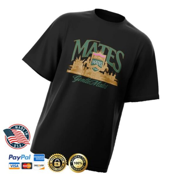 Gentle Mates Merch Store T-Shirt Blason Noir