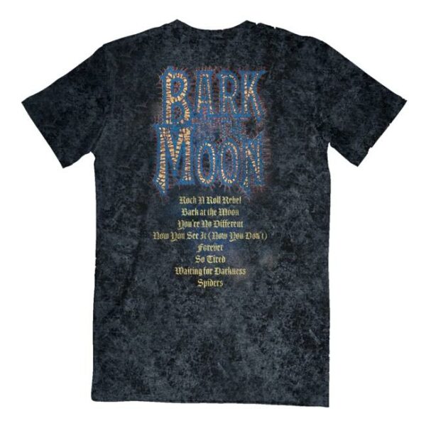 Ozzy Osbourne Merch Store Bark At The Moon Tracklist Tee