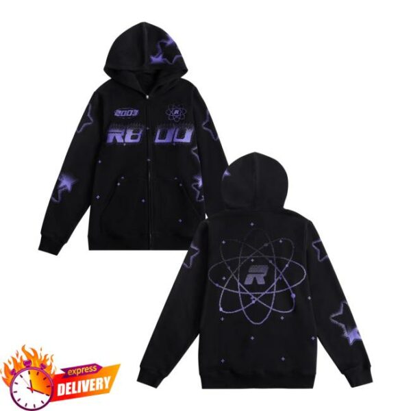 Ranboo Merch Store Ranboo Star Zip-Up Hoodie