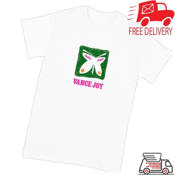 The Cbp Store Merch Vance Joy Butterfly T-Shirt