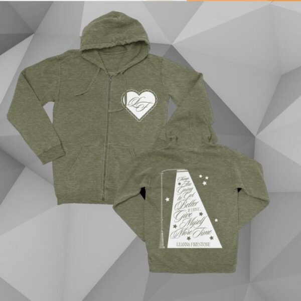 Leanna Firestone Merch Store Least Favorite Only Child Zip-Up Hoodie