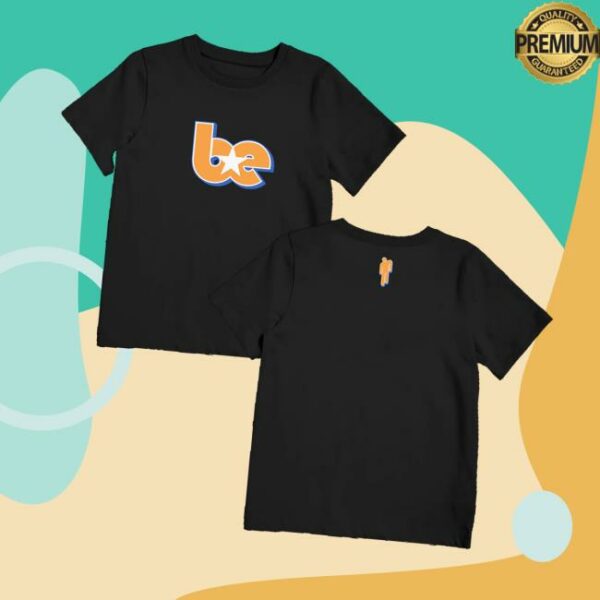 Billie Eilish Store Merch Be Star Black T-Shirt