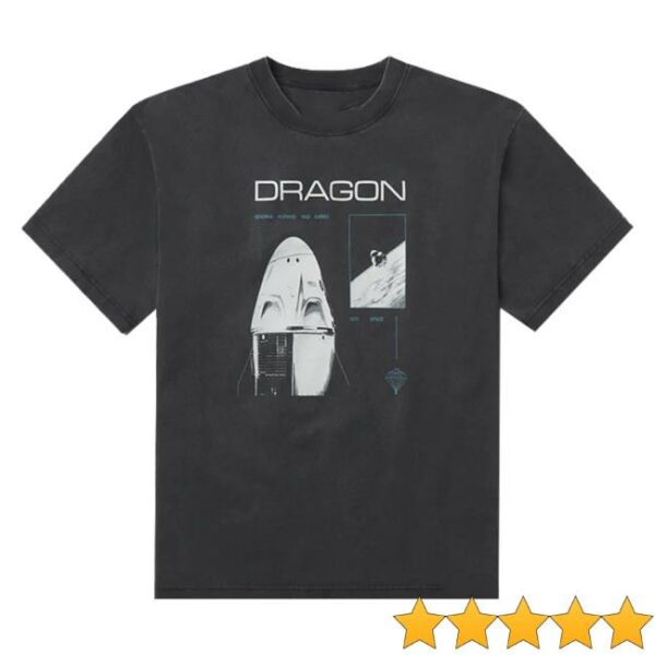 Spacex Store Merch Unisex Spacex Dragon Vintage T-Shirt