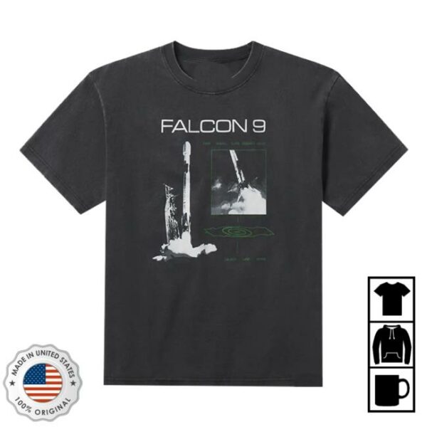 Spacex Store Merch Unisex Spacex Falcon 9 Vintage T-Shirt