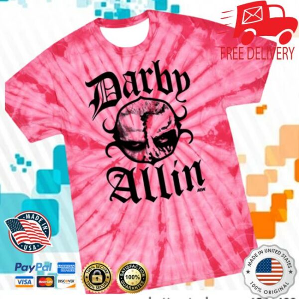 Pro Wrestling Tees Store Merch Top Rope Tuesday Limited Edition Darby Allin Under Ground Tie-Dyed Shirt