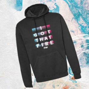 Attaboy Online Store Merch Fire Black Hoodie
