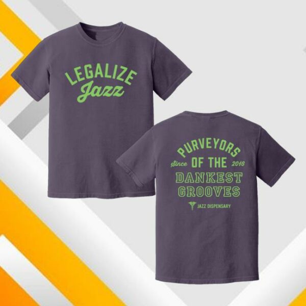 Craft Recordings Merch Store Jazz Dispensary Legalize Jazz Tee