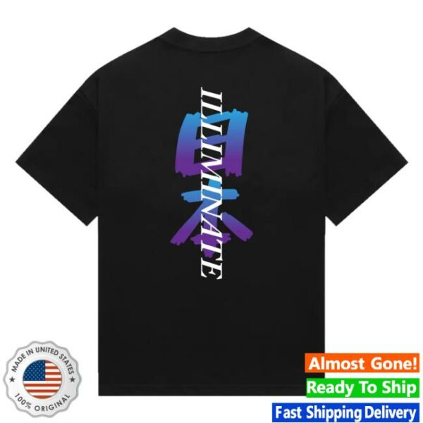 Illiminate Merch Store Black Japan Tee