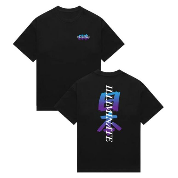 Illiminate Merch Store Black Japan Tee