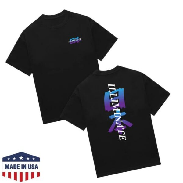 Illiminate Merch Store Black Japan Tee