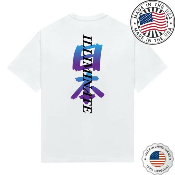 Illiminate Merch Store White Japan Tee